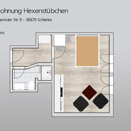 Auszeit-im-harz Haus 1 Hexenstuebchen 아파트 *